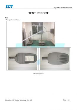 Certificado de TESTE EK IP66