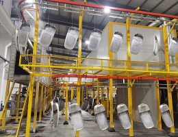 pintura de luz de rua